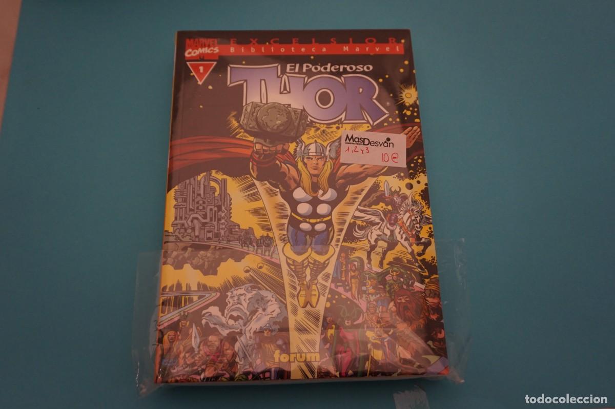 C&oacute;mics: 17C/ EXCELSIOR - EL PODEROSO THOR 1, 2 Y 3 / MARVEL COMICS FORUM - Foto 1