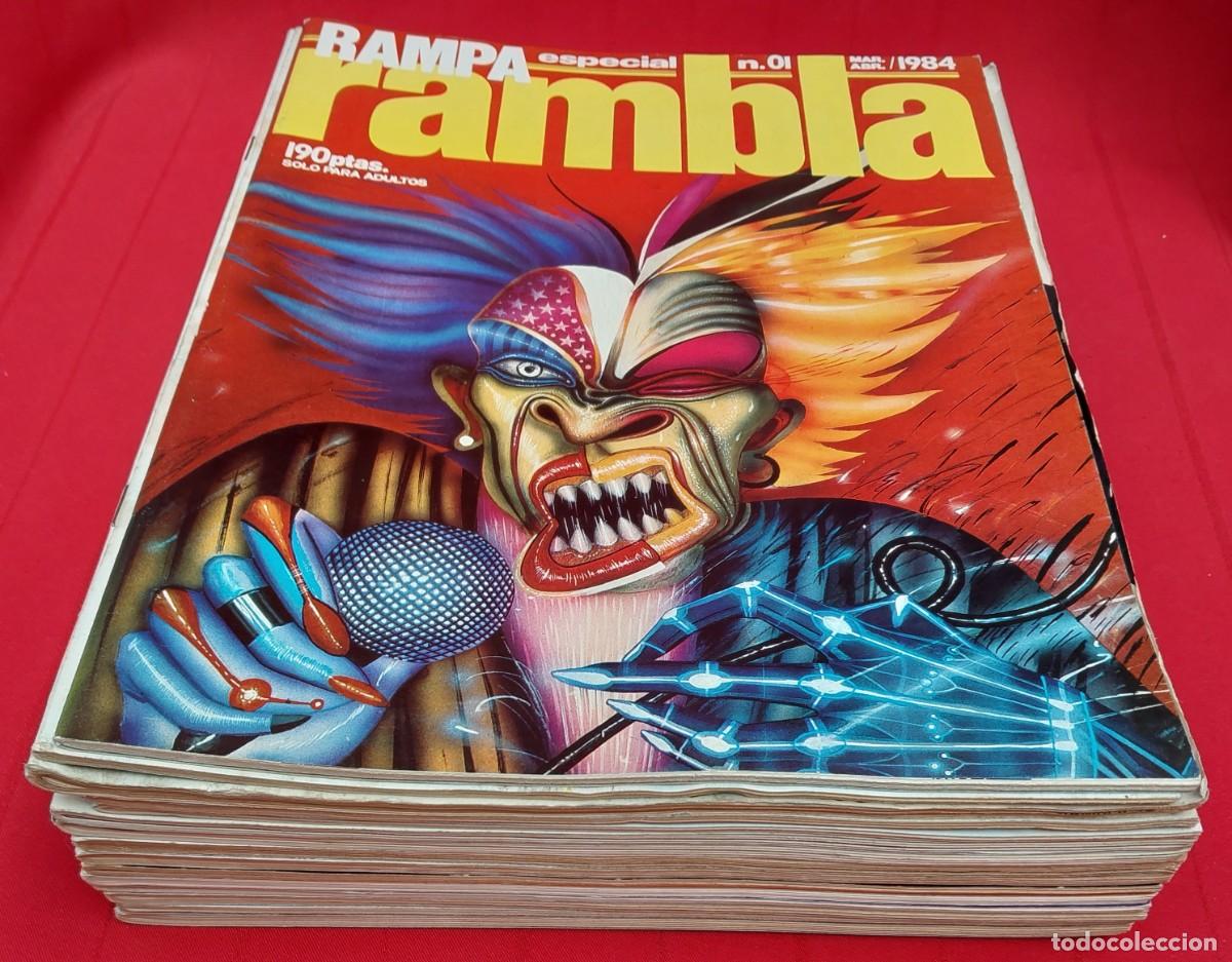 C&oacute;mics: LOTE 15 N&Uacute;MEROS RAMBLA - RAMPA - Foto 1