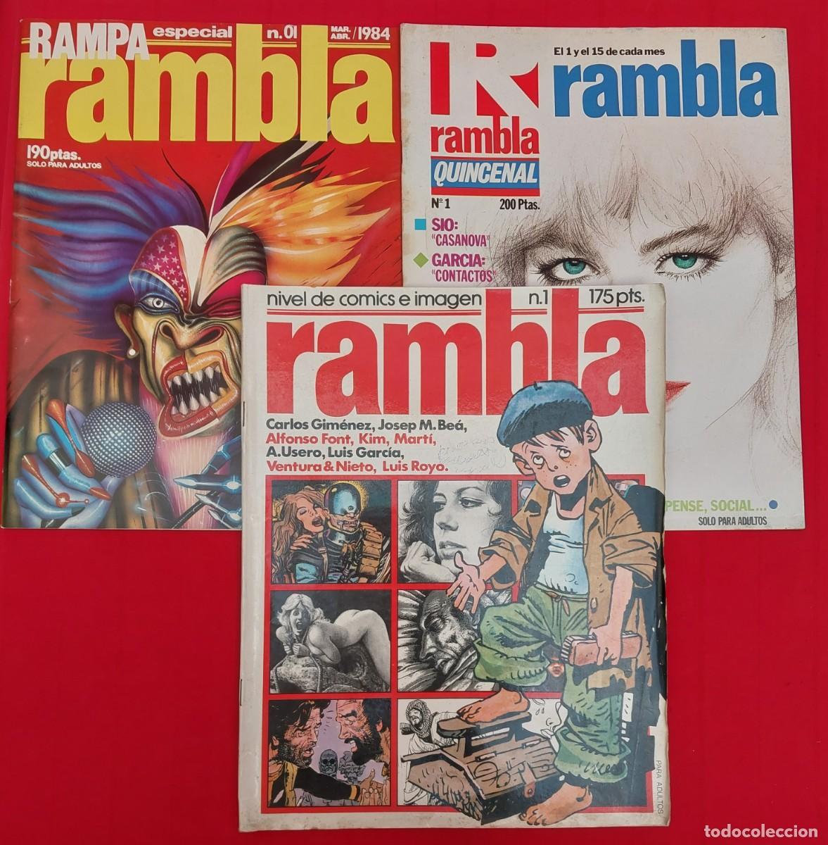 C&oacute;mics: LOTE 15 N&Uacute;MEROS RAMBLA - RAMPA - Foto 3