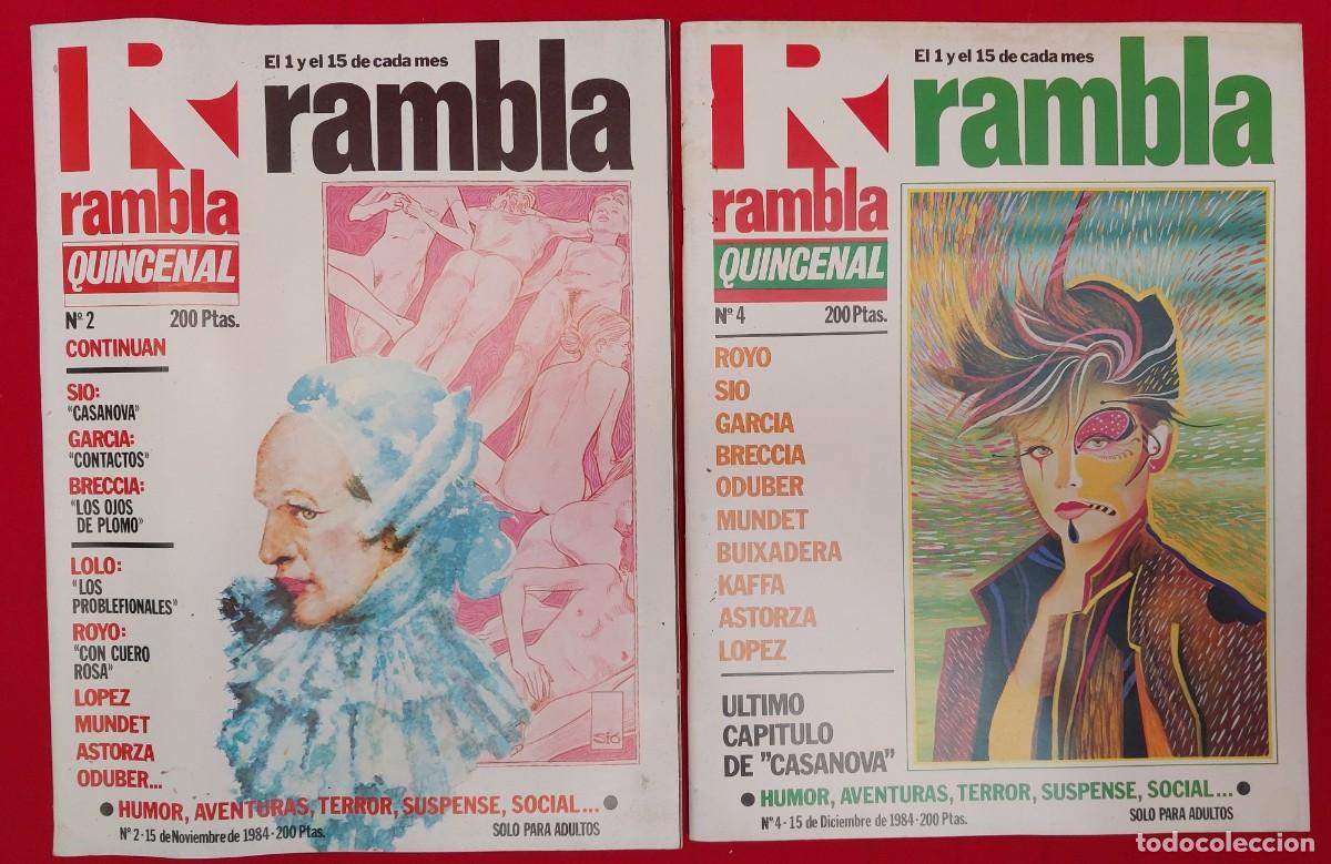 C&oacute;mics: LOTE 15 N&Uacute;MEROS RAMBLA - RAMPA - Foto 4