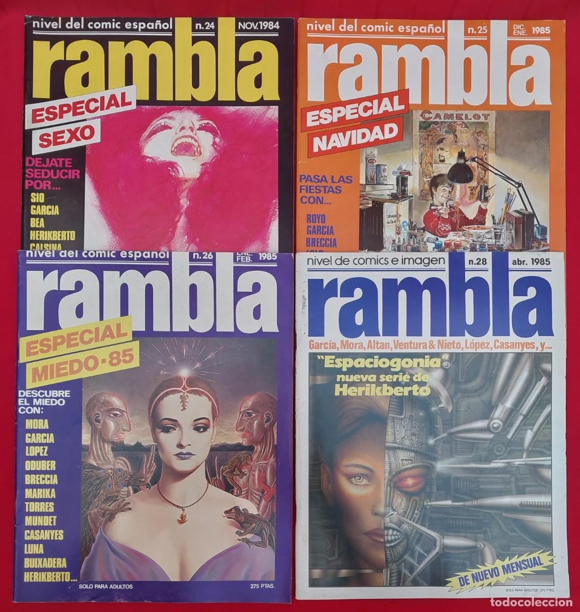 C&oacute;mics: LOTE 15 N&Uacute;MEROS RAMBLA - RAMPA - Foto 6