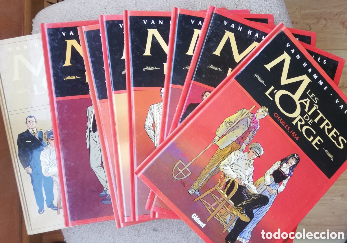 C&oacute;mics: Les Ma&icirc;tres de L'orge. Van Hamme Vall&egrave;s. Tomos 1 al 7 m&aacute;s 8. Comic en franc&eacute;s