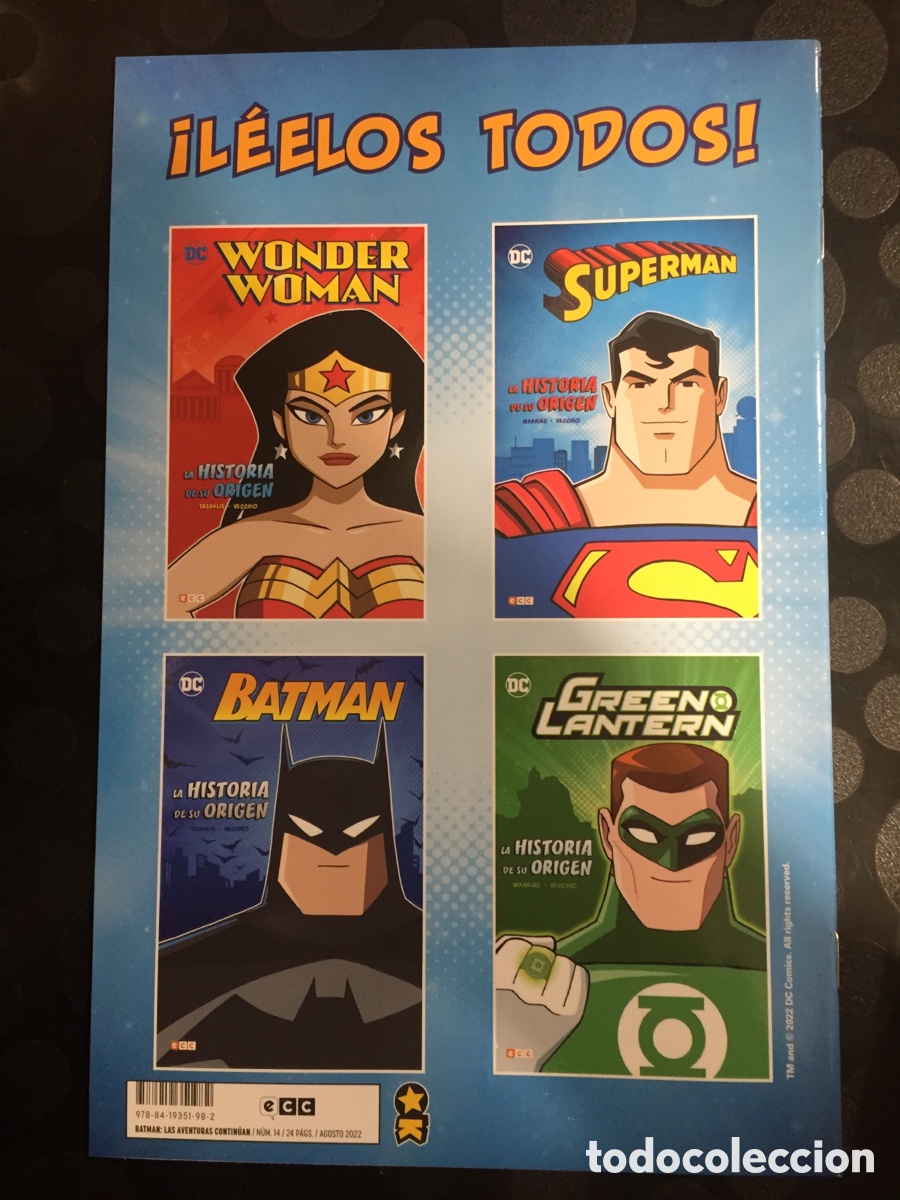 C&oacute;mics: BATMAN : LAS AVENTURAS CONTIN&Uacute;AN N.14 DC KODOMO ECC ( 2021/&hellip; ) - Foto 2