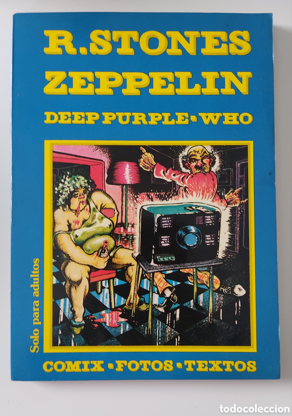 C&oacute;mics: Rock & c&oacute;mix Gaspar Fraga&nbsp;(editor) Lu&iacute;s Zanoletty&nbsp;(editor) [1976] - Foto 1