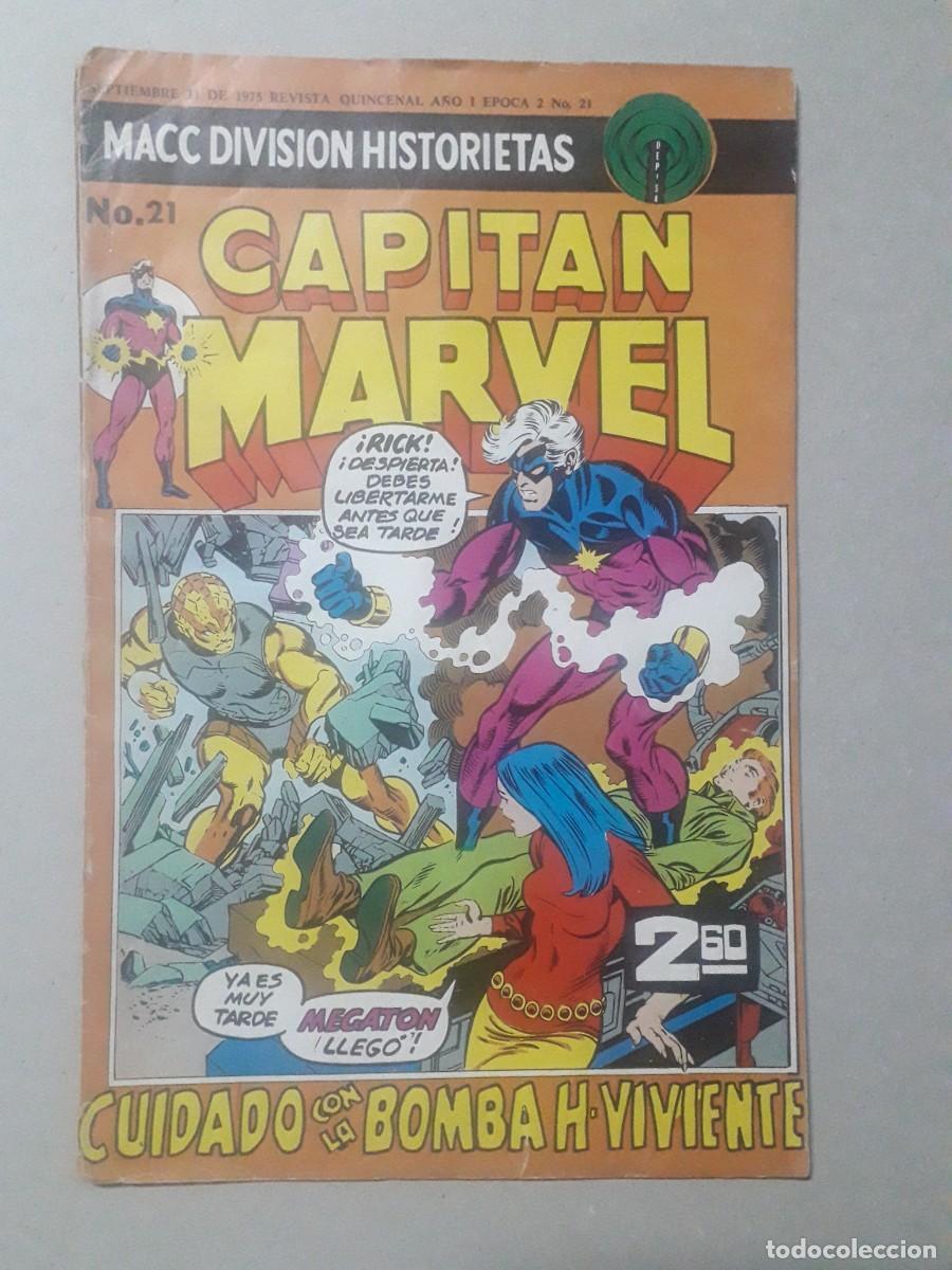 C&oacute;mics: Capit&aacute;n Marvel n&deg; 21 - original Editormex - M&eacute;xico - Macc Division - Foto 1