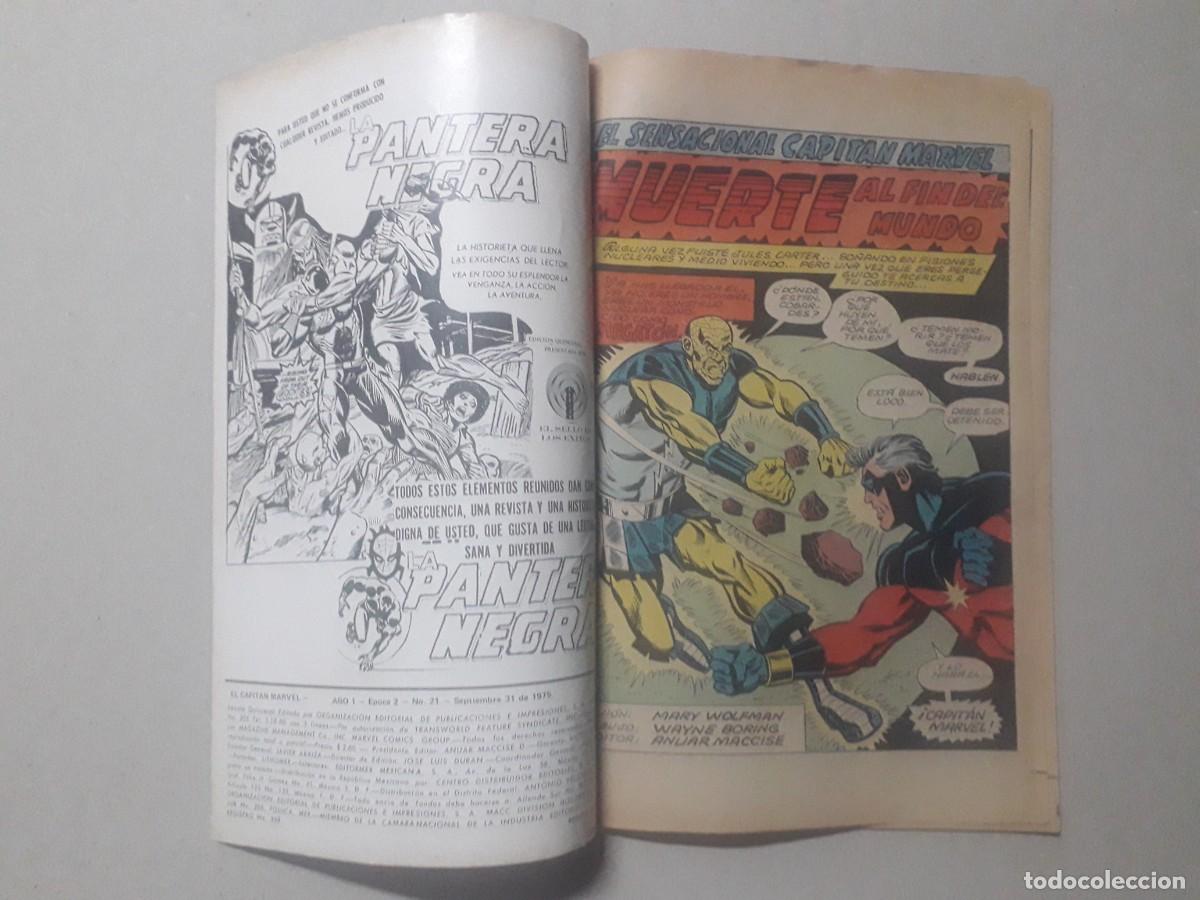 C&oacute;mics: Capit&aacute;n Marvel n&deg; 21 - original Editormex - M&eacute;xico - Macc Division - Foto 2