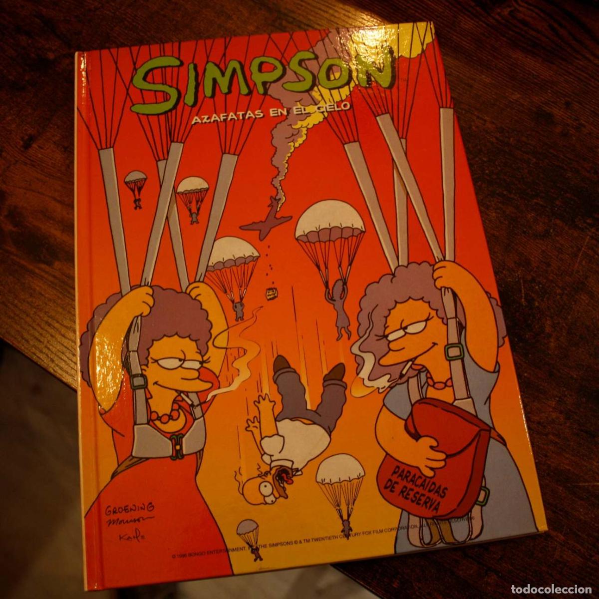C&oacute;mics: Los Simpson - Azafatas en el cielo - C&oacute;mic Segunda Mano - Foto 1
