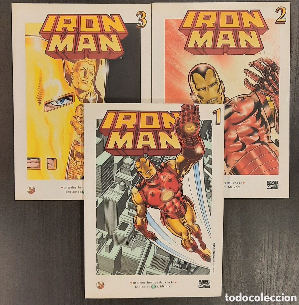 C&oacute;mics: GRANDES H&Eacute;ROES DEL C&Oacute;MIC: IRON MAN (3 TOMOS) - Foto 1