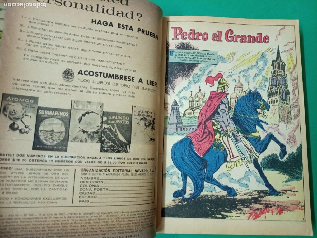 C&oacute;mics: Antiguo libro recopilatorio de comics VIDAS ILUSTRES y EJEMPLARES. A&ntilde;os 60. - Foto 2