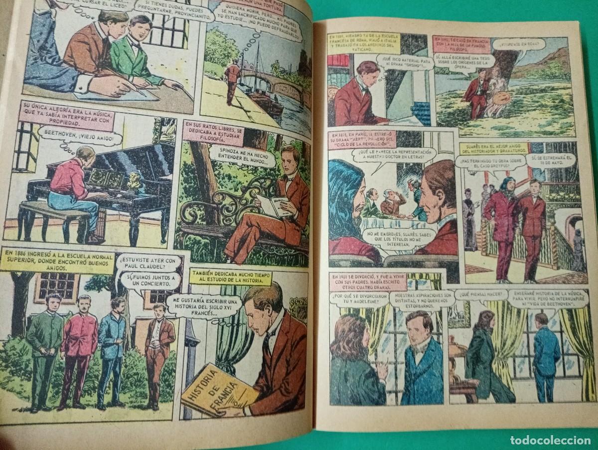 C&oacute;mics: Antiguo libro recopilatorio de comics VIDAS ILUSTRES y EJEMPLARES. A&ntilde;os 60. - Foto 3