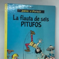 Cómics: COMIC LA FLAUTA DE LOS PITUFOS JANO Y PIRLUIT POR PEYO EDITORIAL ARGOS 1ª EDICION 1970 SIN PINTADAS. Lote 402710799