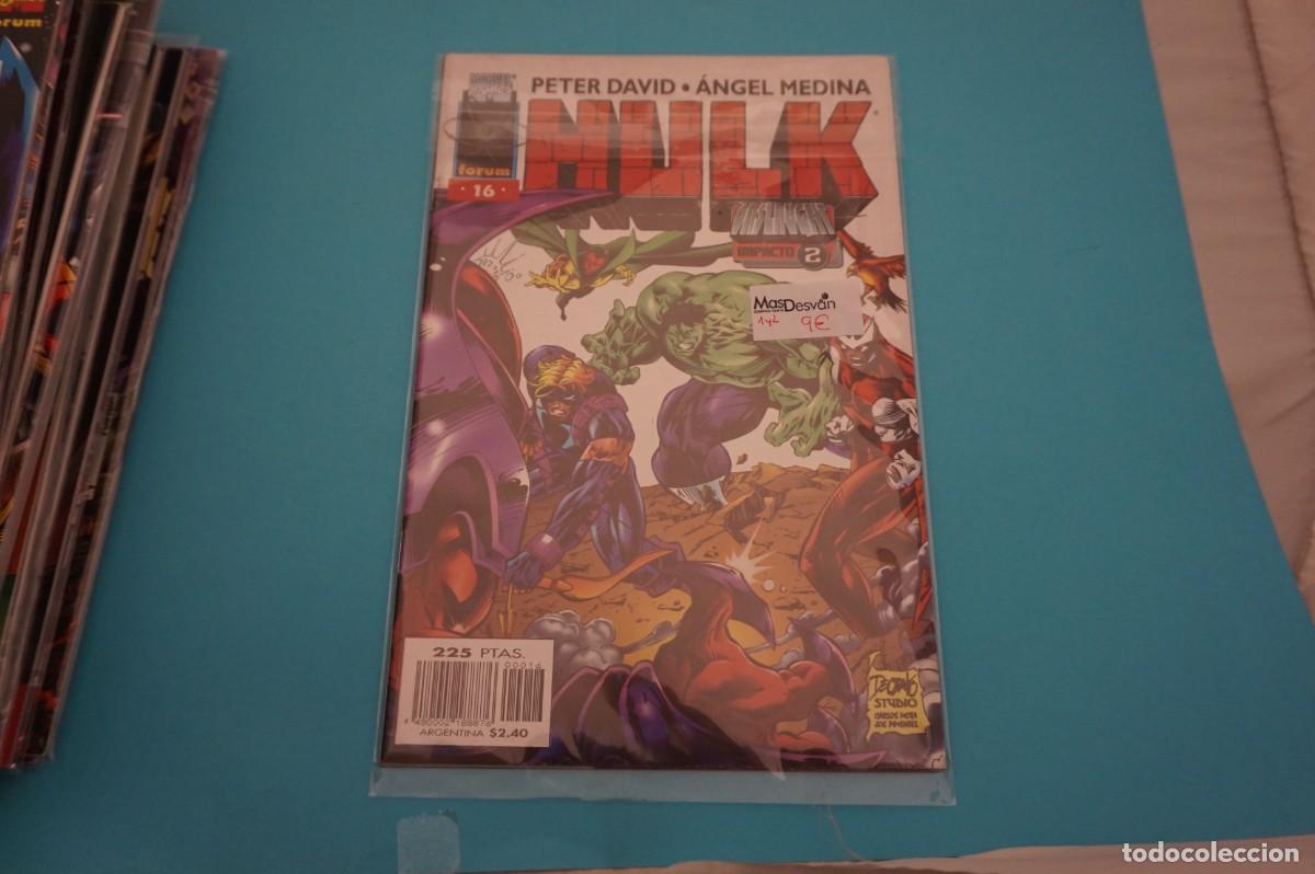 C&oacute;mics: C3/ 2 NUMEROS 15 Y 16 - HULK: ONSLAUGHT - IMPACTO 1 Y 2 - MARVEL COMIC FORUM - Foto 1