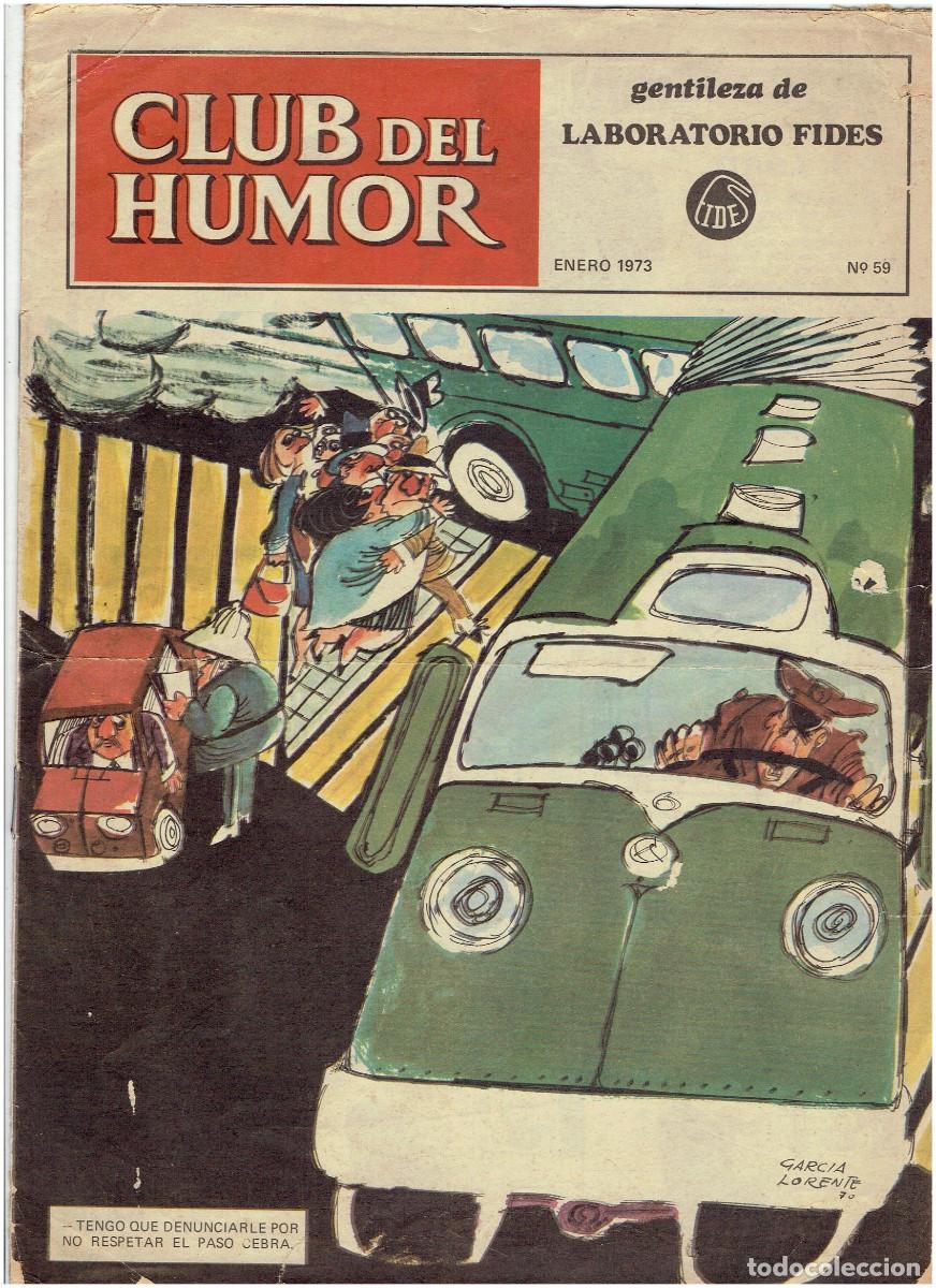 Comics: Archivo * CLUB DEL HUMOR * N&ordm; 59 * EDITA IBERO MUNDIAL * Laboratorio FIDES 1973 *