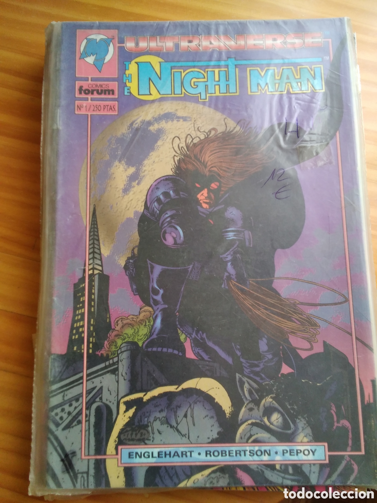 C&oacute;mics: Ultraverse Night Man forum comics colecci&oacute;n completa 4 numeros - Foto 2
