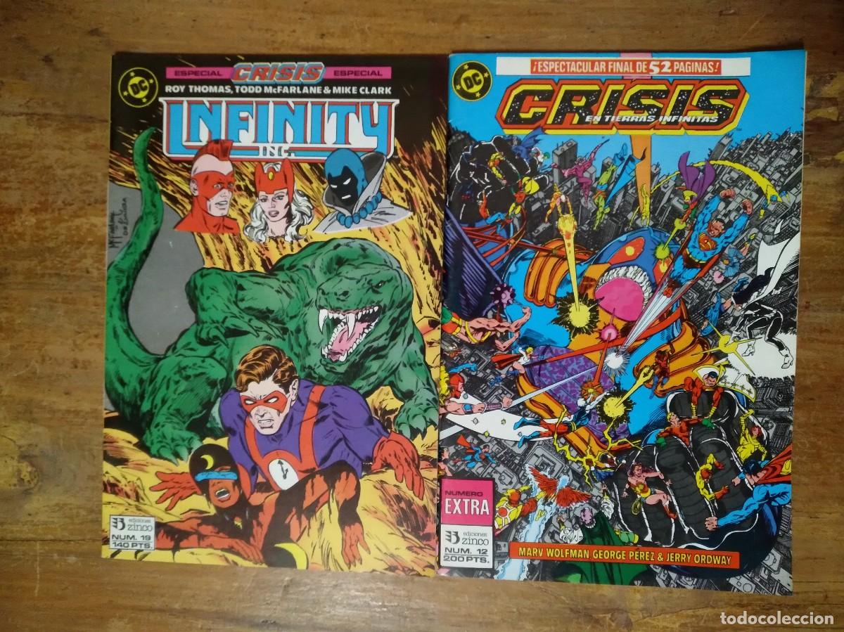 C&oacute;mics: Lote 2 C&oacute;mics Infinity N&deg;19 y Crisis en tierra infinitas.N&deg;12