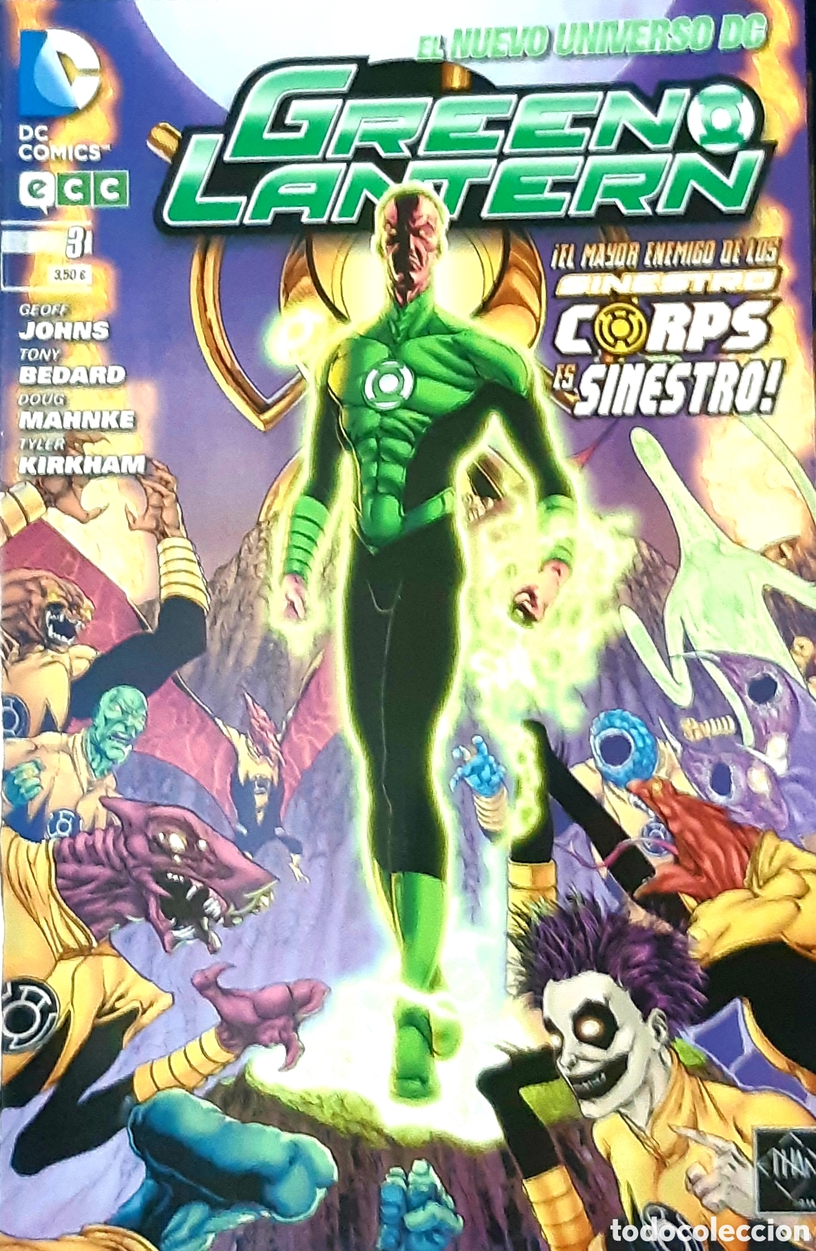C&oacute;mics: TEBEOS-COMICS CANDY ● GREEN LANTERN ● 1 AL 6 ● ECC ● GEOFF JONES ● UU99 X0123 ● - Foto 3
