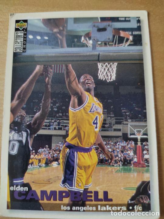 C&oacute;mics: CAMPBELL N&ordm; 75 LAKERS CARD 1995 UPPER DECK NBA BASKET - Foto 1
