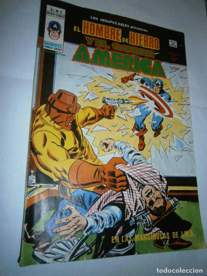 C&oacute;mics: ANTIGUO COMIC - EL HOMBRE DE HIERRA Y EL CAPITAN AMERICA - Foto 1