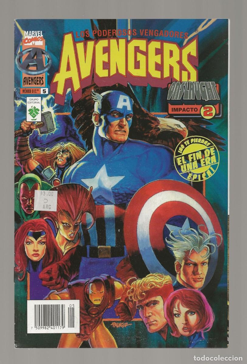 C&oacute;mics: LOS PODEROSOS VENGADORES - AVENGERS - DEL 1 AL 5 - VID 1999 EXCELENTE ESTADO - Foto 2