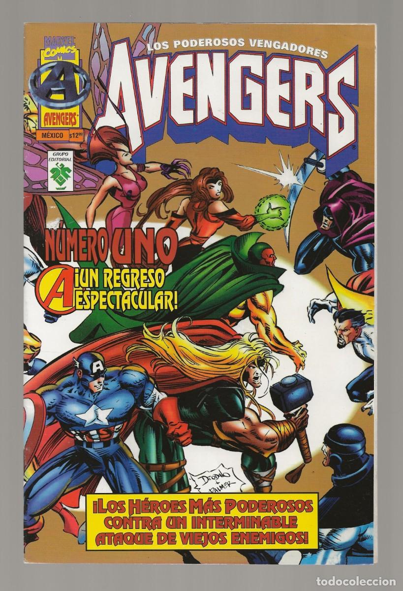 C&oacute;mics: LOS PODEROSOS VENGADORES - AVENGERS - DEL 1 AL 5 - VID 1999 EXCELENTE ESTADO - Foto 6
