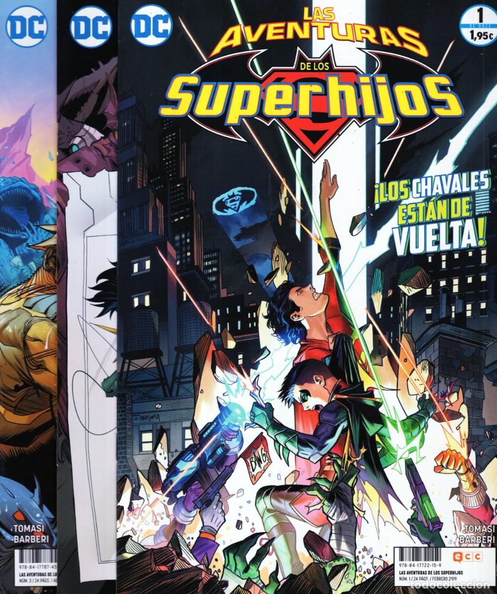 C&oacute;mics: LAS AVENTURAS DE LOS SUPERHIJOS COMPLETA 1 AL 12 - ECC - ESTADO EXCELENTE