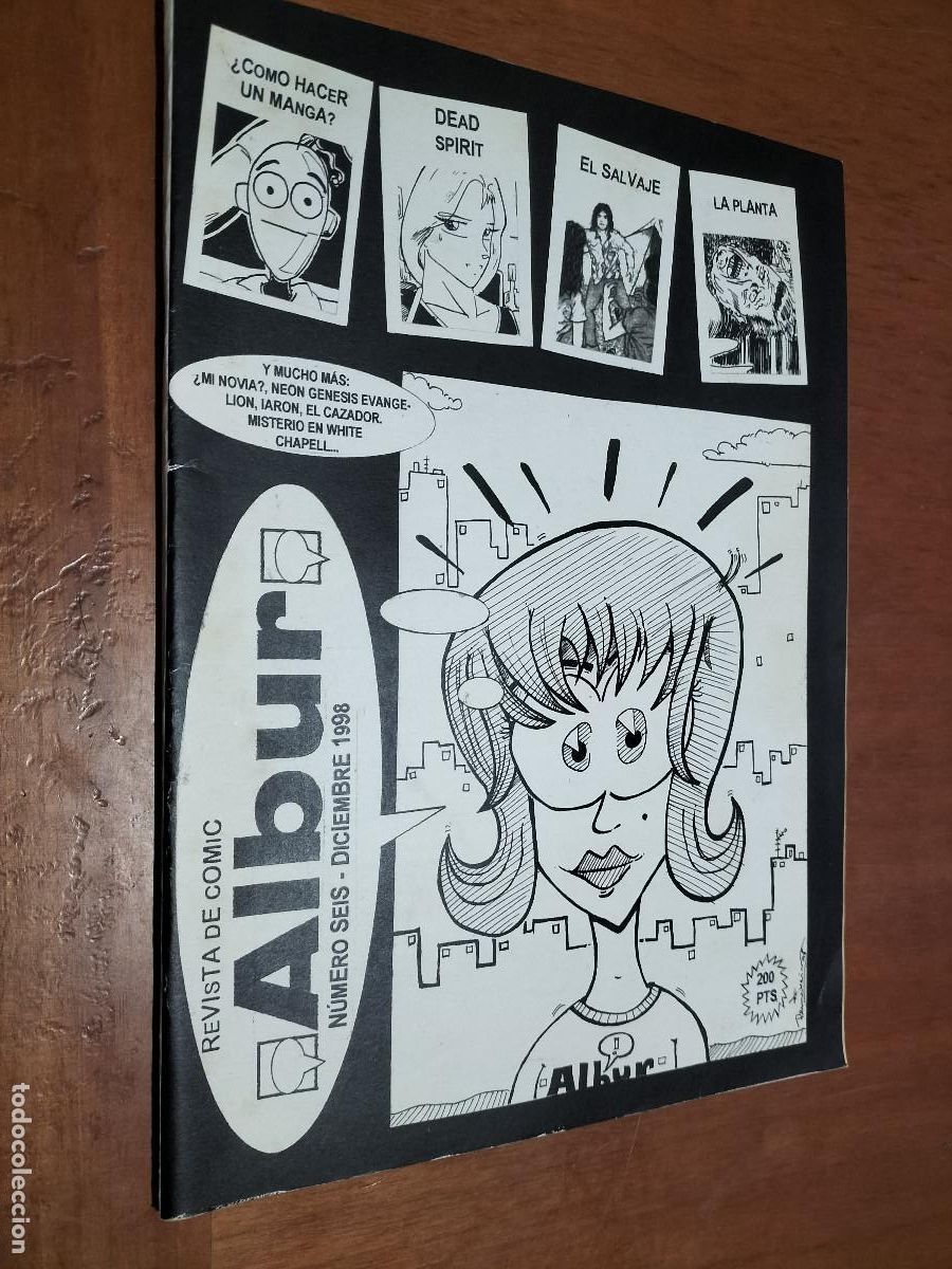 Comics: REVISTA DE COMIC ALBUR 6. 1998. . AUTOPUBLICADO. GRAPA. BUEN ESTADO. DIFICIL