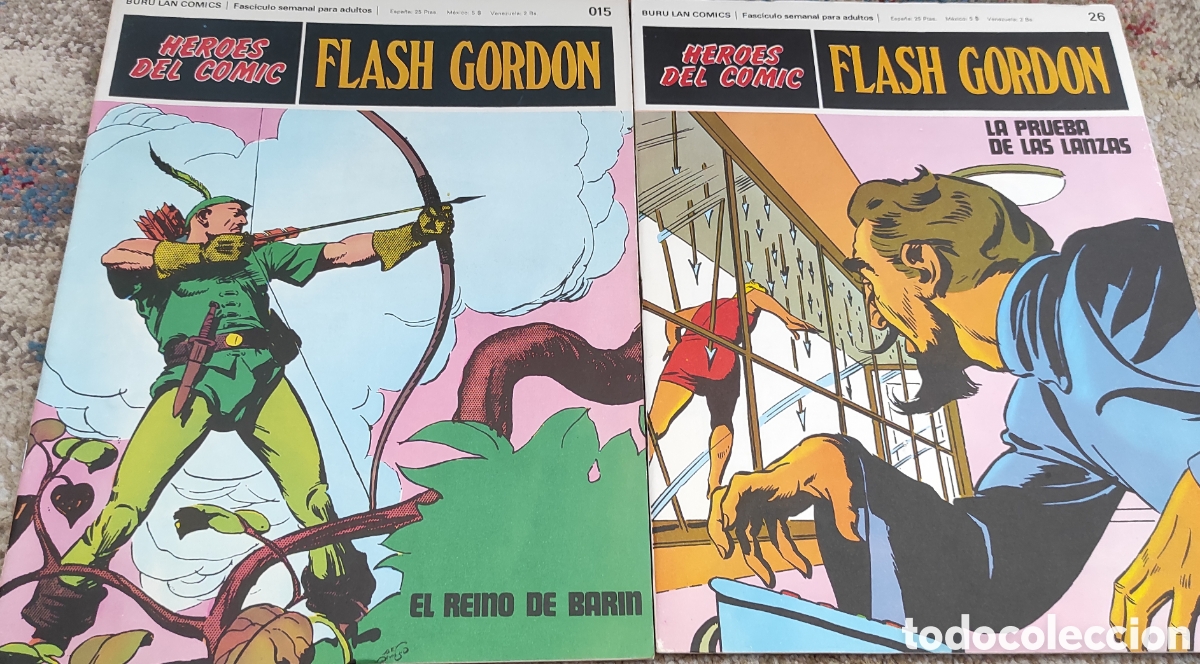 C&oacute;mics: Lote 2 c&oacute;mics Flash Gordon Buru Lan - Foto 1