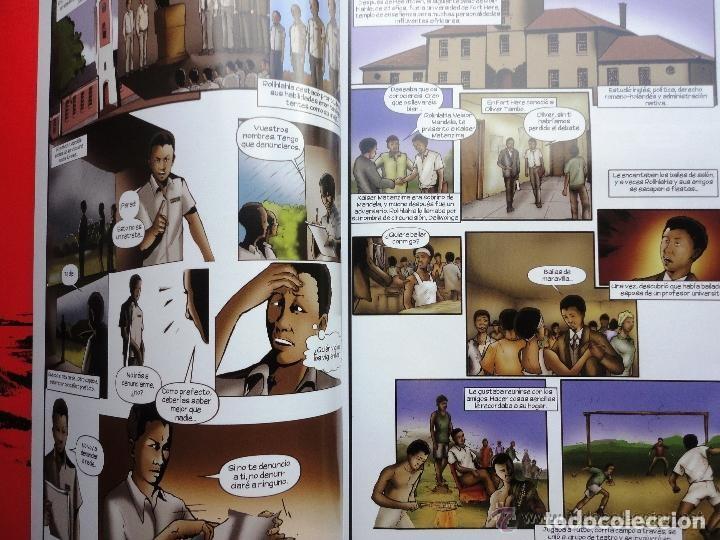 C&oacute;mics: Nelson Mandela: El c&oacute;mic autorizado . (EDICIONES LA ESCALERA). 1&ordf; edicion mayo 2012 - Foto 2