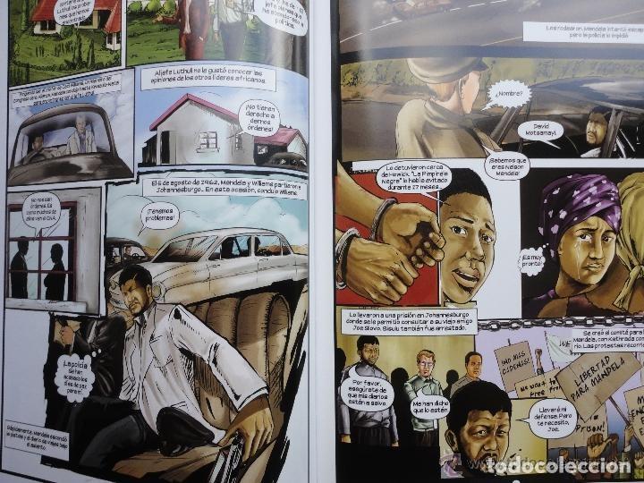 C&oacute;mics: Nelson Mandela: El c&oacute;mic autorizado . (EDICIONES LA ESCALERA). 1&ordf; edicion mayo 2012 - Foto 3