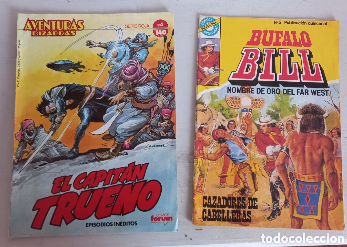 C&oacute;mics: Capit&aacute;n Trueno y B&uacute;falo Bill. Dos tebeos de los 80 - Foto 1