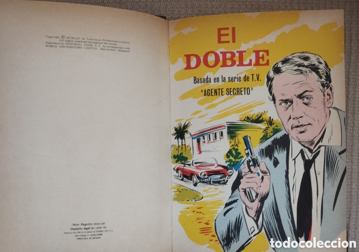 C&oacute;mics: EL DOBLE BASADA EN LA SERIE DE TELEVISI&Oacute;N &rdquo;AGENTE SECRETO&rdquo; DE 1966 - Foto 2