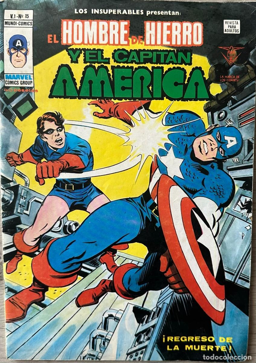 C&oacute;mics: comic MARVEL del Hombre de Hierro y el Capit&aacute;n Am&eacute;rica - n&ordm;. 15 - Foto 1