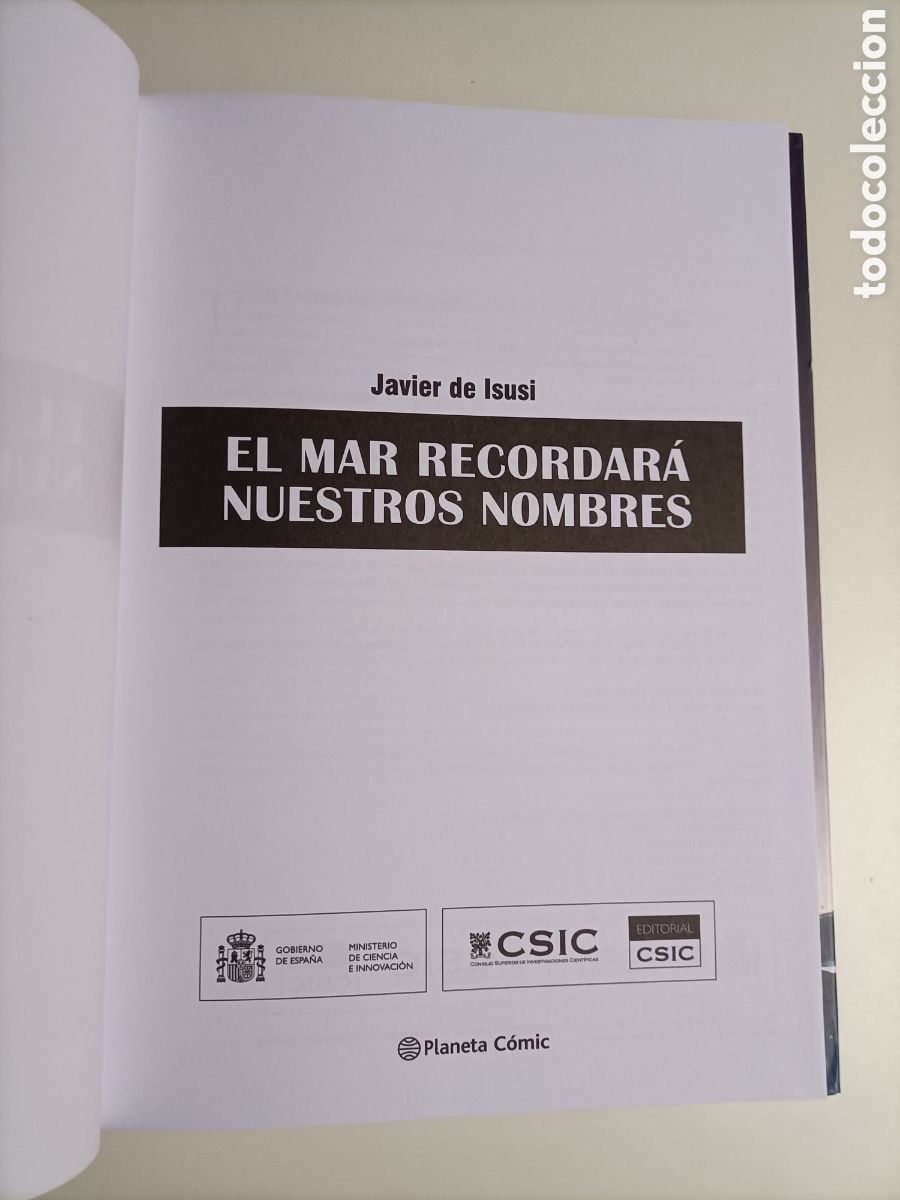 C&oacute;mics: El mar recordar&aacute; nuestros nombres. Javier de Isusi - Foto 6