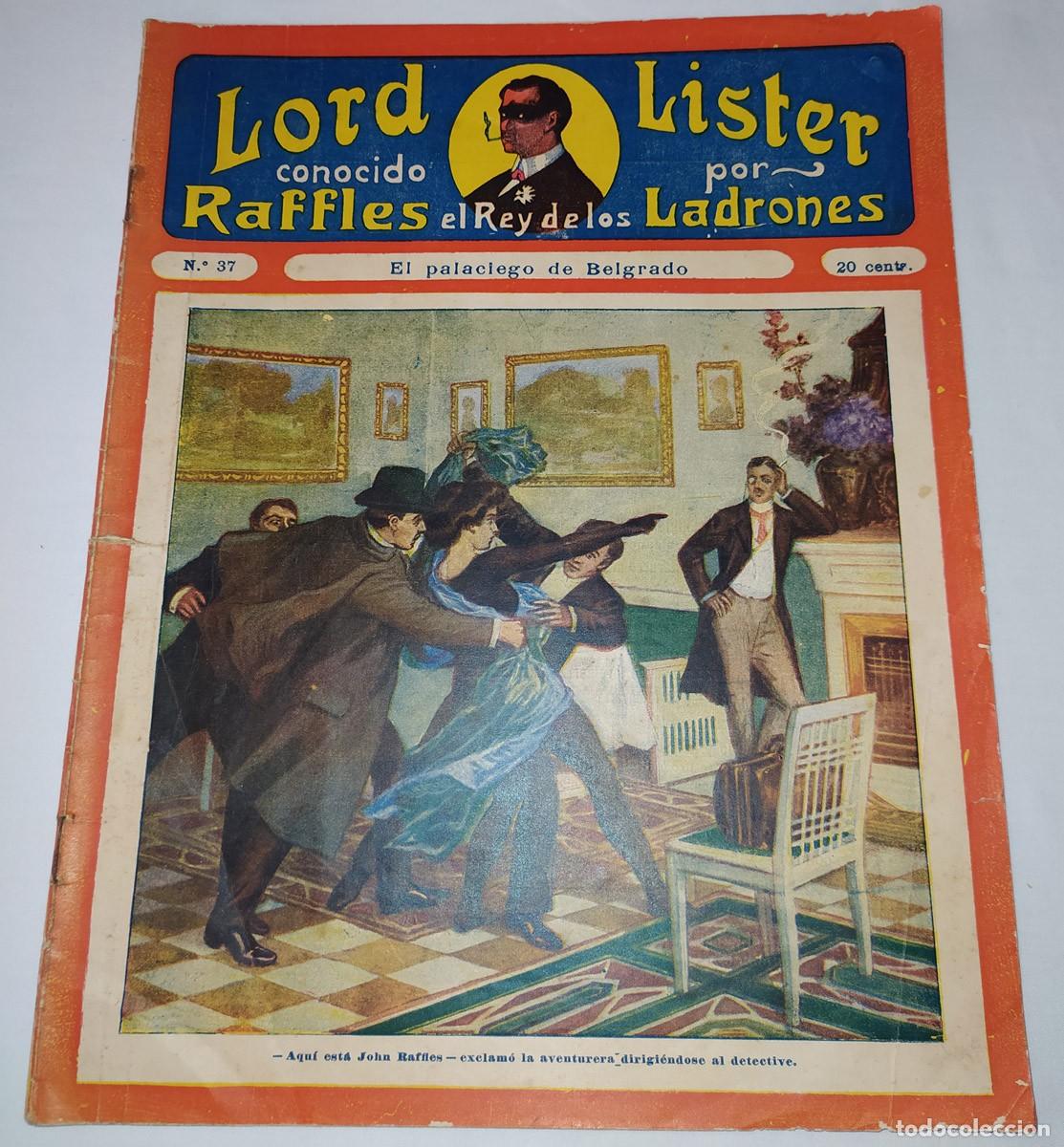 C&oacute;mics: LORD LISTER, RAFFLES, EL REY DE LOS LADRONES - N&ordm; 37 - Foto 1