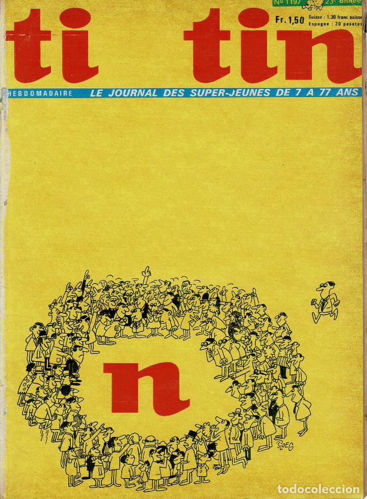 C&oacute;mics: Revista Tintin n&ordm; 1197.original franc&eacute;s.procede encuadernaci&oacute;n
