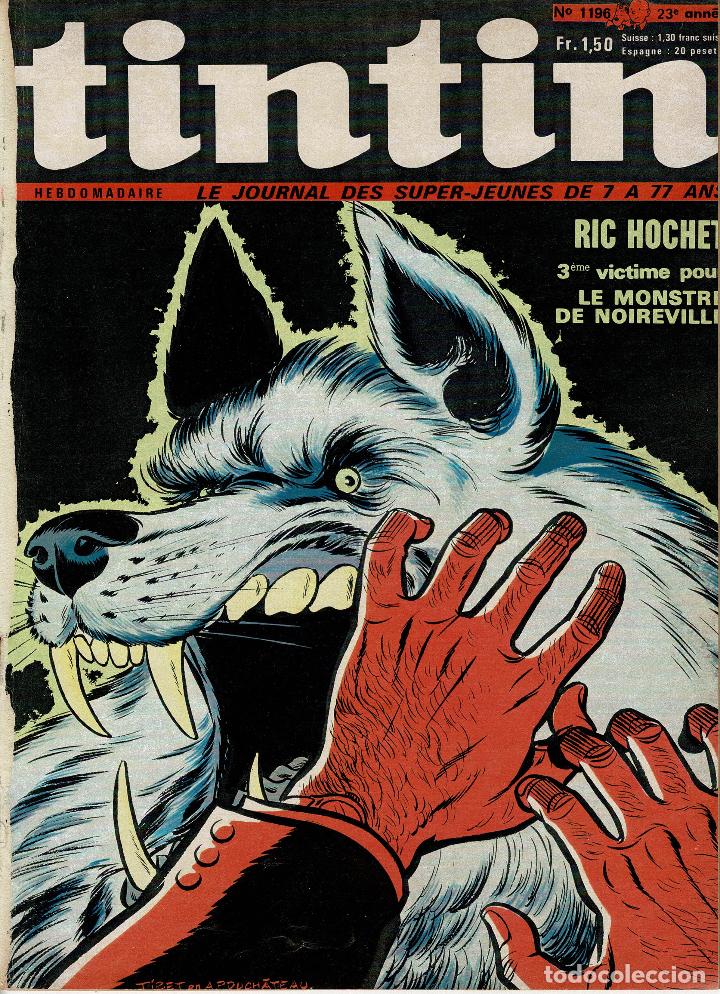 C&oacute;mics: Revista Tintin n&ordm; 1196.original franc&eacute;s.procede encuadernaci&oacute;n