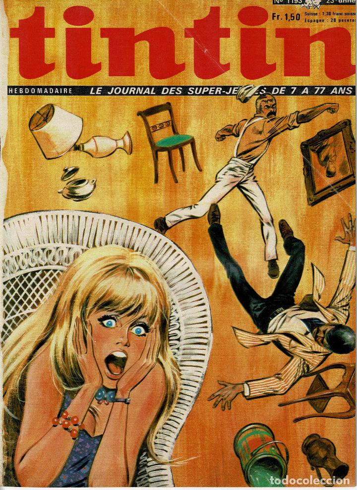 C&oacute;mics: Revista Tintin n&ordm; 1193.original franc&eacute;s.procede encuadernaci&oacute;n.
