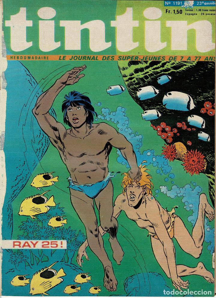 C&oacute;mics: Revista Tintin n&ordm; 1192.original franc&eacute;s.procede encuadernaci&oacute;n.
