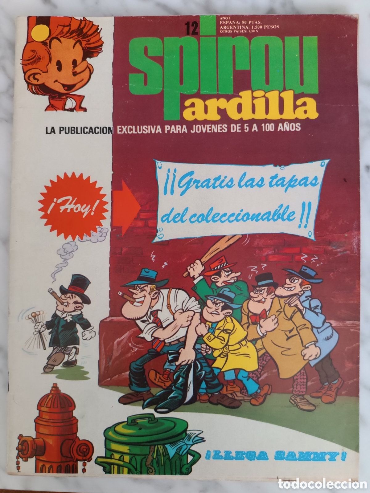 C&oacute;mics: SPIROU ARDILLA NUM. 12 LLEGA SAMMY . INCLUYE TAPAS DEL COLECCIONABLE - Foto 1