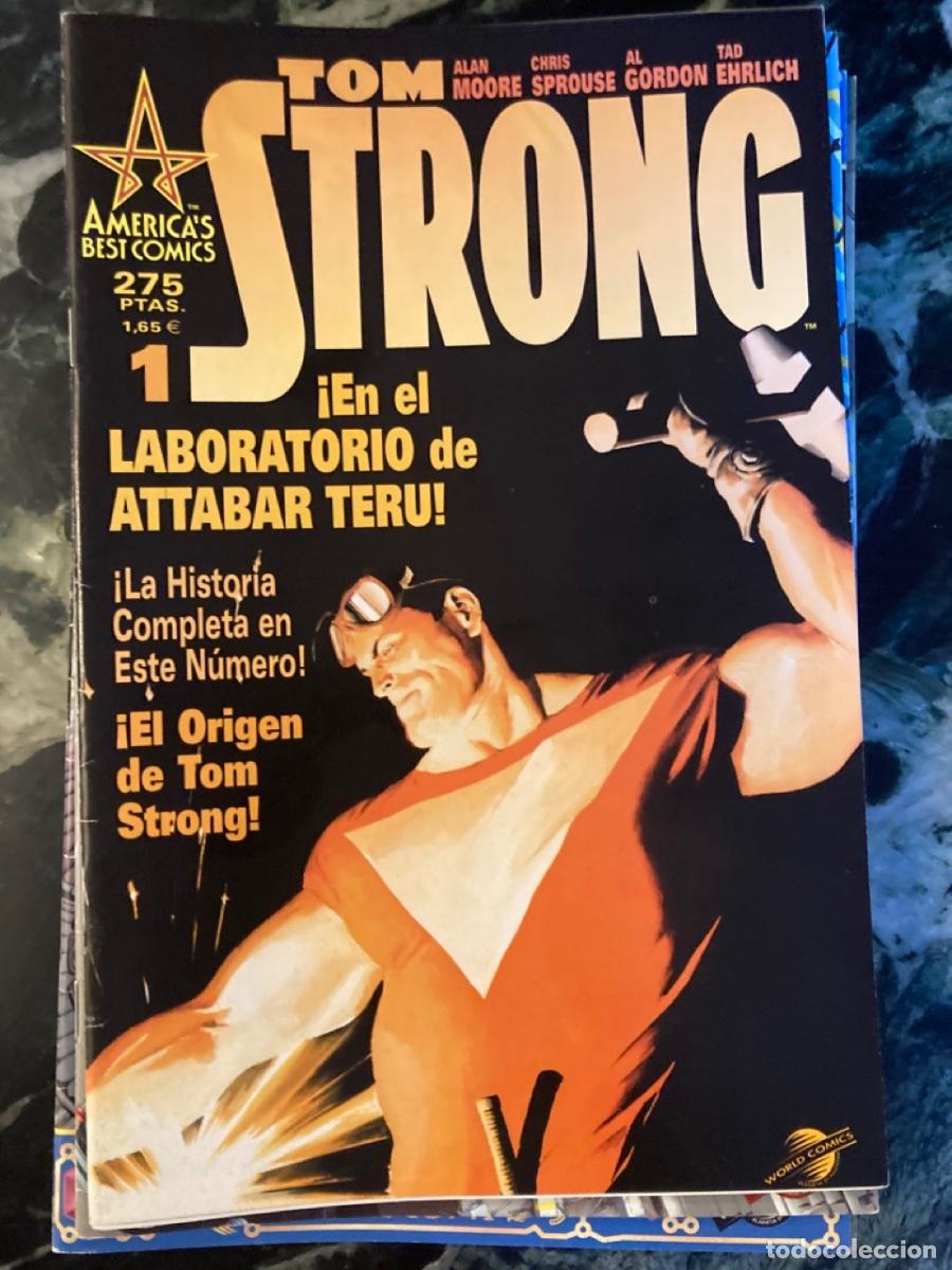 C&oacute;mics: Tom Strong. mega lote! 16 comic books 1 de tapa dura - Foto 2