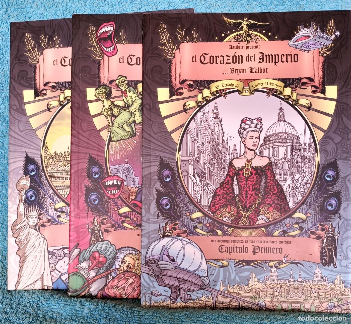 C&oacute;mics: EL CORAZ&Oacute;N DEL IMPERIO de Bryan Talbot - colecci&oacute;n completa 3 tomos tapa blanda. - Foto 1