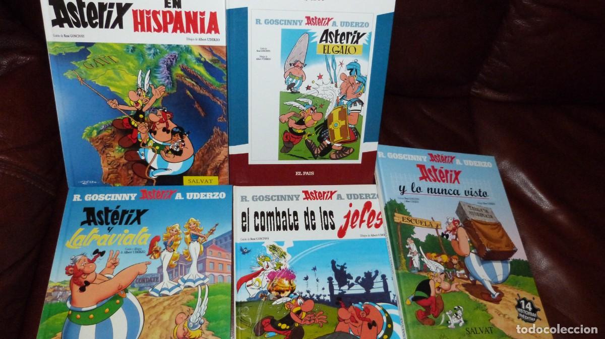 C&oacute;mics: ASTERIX. 11 TOMOS ,CONSERVADOS, DIF.EDITORIALES, CARTON - Foto 2