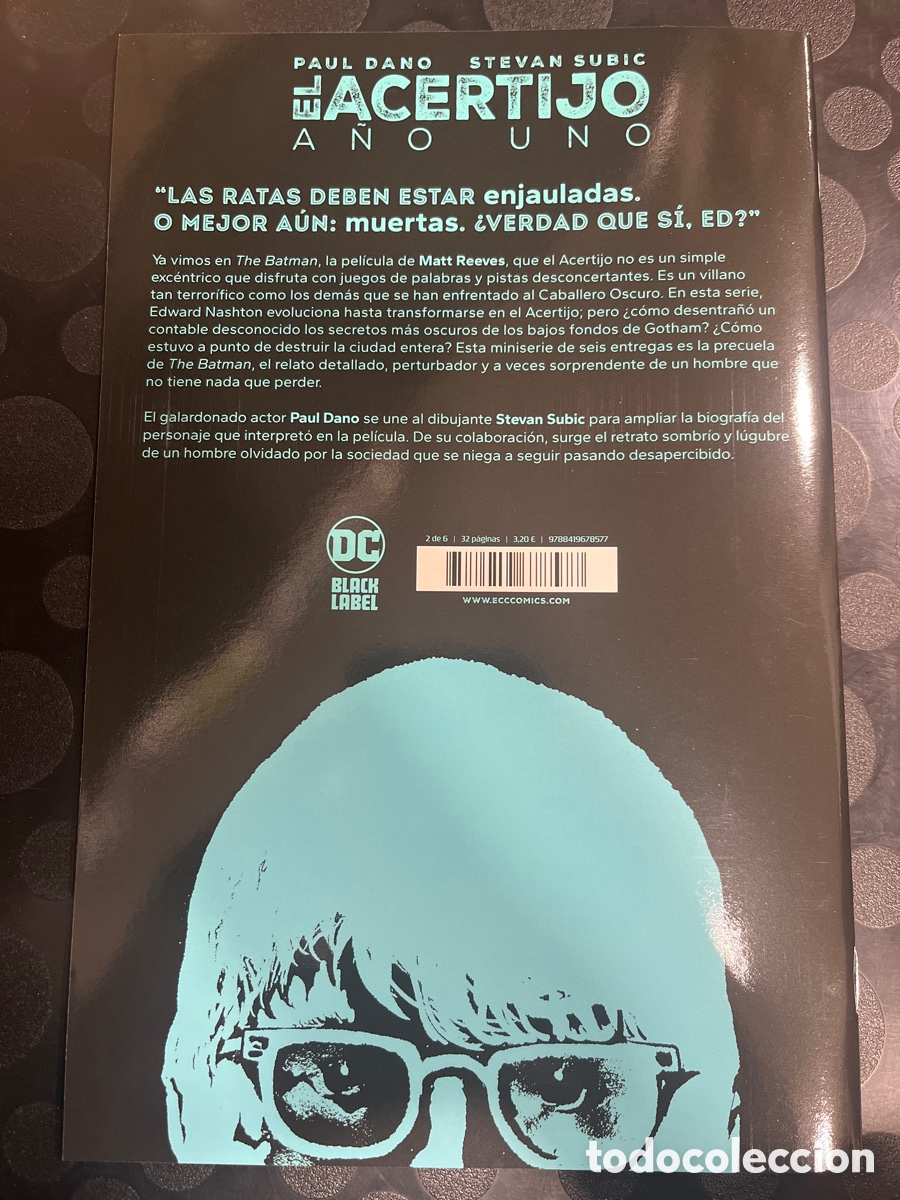 C&oacute;mics: EL ACERTIJO : A&Ntilde;O UNO N.2 EPISODIO DOS DC BLACK LABEL ECC ( 2023/&hellip; ) - Foto 2