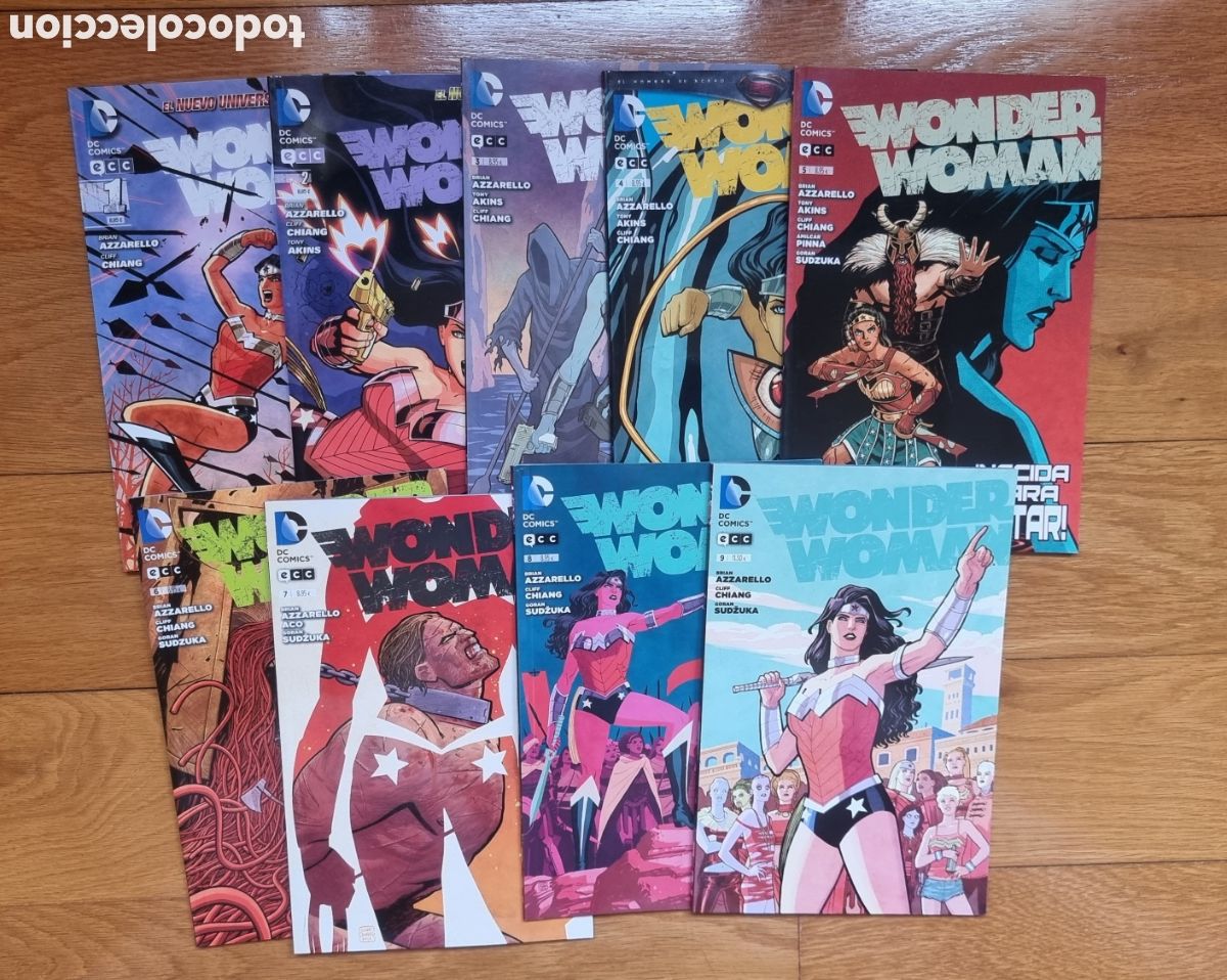 C&oacute;mics: Wonder woman de Azzarello y Chiang 1 al 9 (completa) - ECC - Foto 4