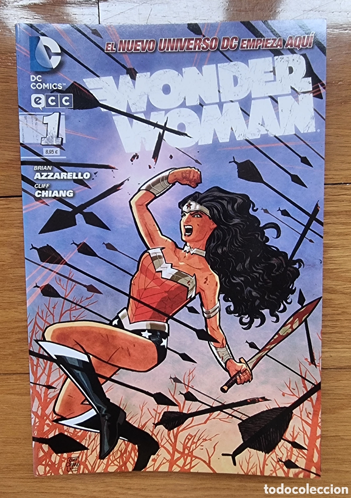 C&oacute;mics: Wonder woman de Azzarello y Chiang 1 al 9 (completa) - ECC - Foto 1
