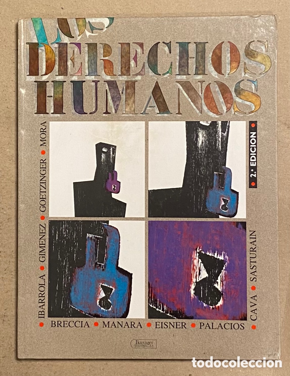 C&oacute;mics: DERECHOS HUMANOS. VV.AA IKUSAGER EDICIONES 1985. - Foto 1