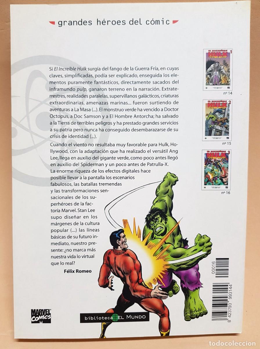 C&oacute;mics: EL INCREIBLE HULK num: 1,2,3 GRANDES HEROES DEL COMIC - Foto 9
