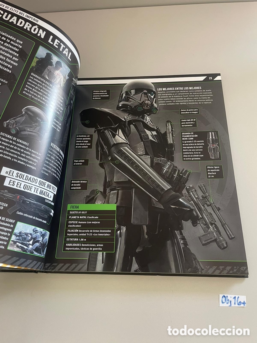 C&oacute;mics: STAR WARS ROGUE ONE ULTIMATE VISUAL GUIDE HC - Foto 4