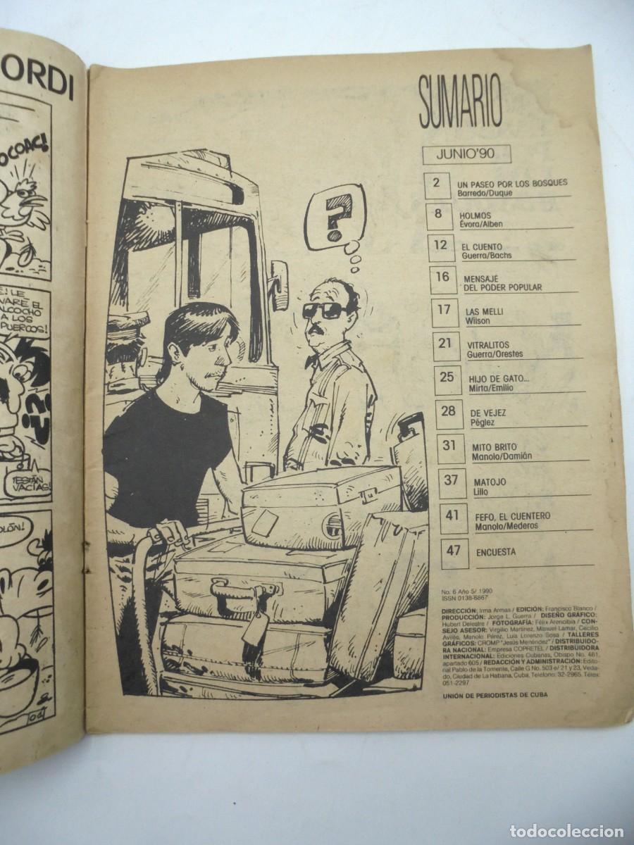 C&oacute;mics: CUBA. TEBEO. COMICOS. N&ordm; 6. A&Ntilde;O 5. 1990. PAGS : 48. - Foto 2