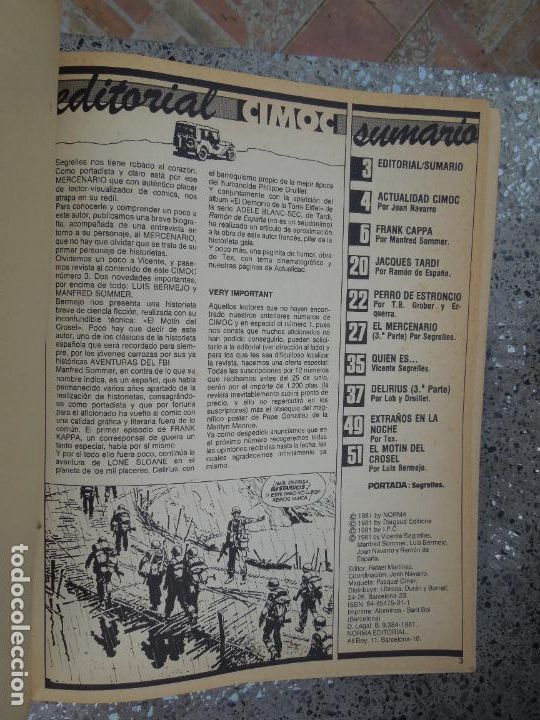 C&oacute;mics: FANTASIA CIMOS N&ordm; 1 - NORMA EDITORIAL 1981 - Foto 3